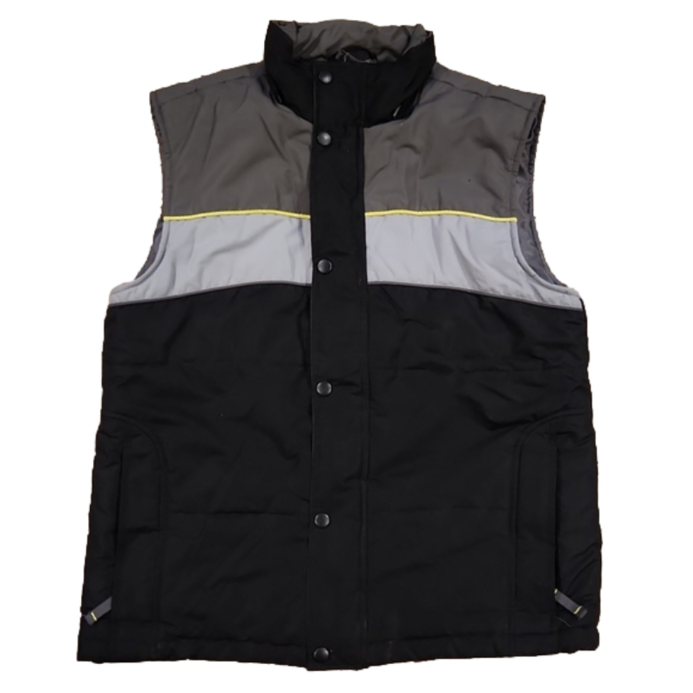 3/$20 Big Chill Technical Outerwear Gray & Black Winter Vest